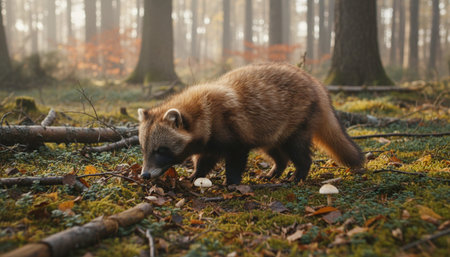 Wildlife Photography with Natural Backgroundの写真素材