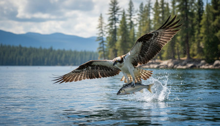 Wildlife Photography with Natural Backgroundの写真素材