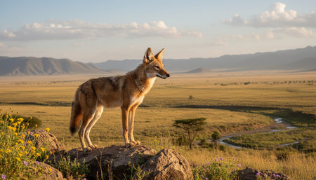Wildlife Photography with Natural Backgroundの写真素材
