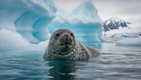 Wildlife Photography with Natural Backgroundの写真素材