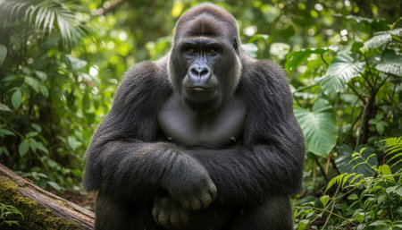 Wildlife Photography with Natural Backgroundの写真素材