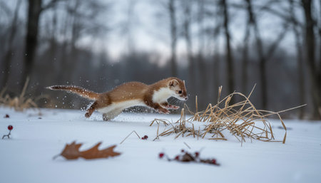 Wildlife Photography with Natural Backgroundの写真素材