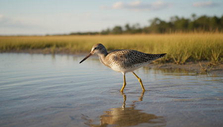 Wildlife Photography with Natural Backgroundの写真素材