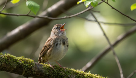 Wildlife Photography with Natural Backgroundの写真素材