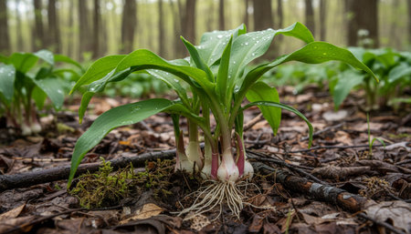 Floral Nature Photography with Natural Backgroundの写真素材