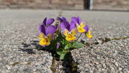 Floral Nature Photography with Natural Backgroundの写真素材