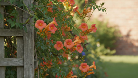 Floral Nature Photography with Natural Backgroundの写真素材