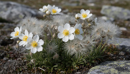 Floral Nature Photography with Natural Backgroundの写真素材