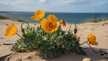 Floral Nature Photography with Natural Backgroundの写真素材