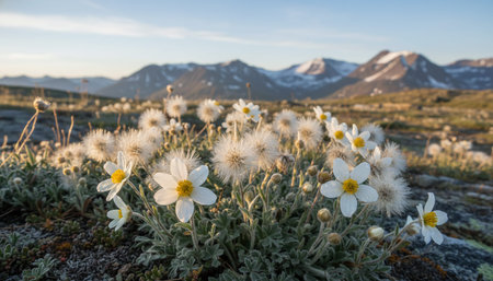 Floral Nature Photography with Natural Backgroundの写真素材