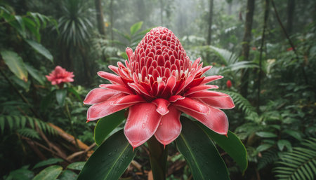 Floral Nature Photography with Natural Backgroundの写真素材