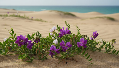 Floral Nature Photography with Natural Backgroundの写真素材