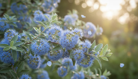 Floral Nature Photography with Natural Backgroundの写真素材