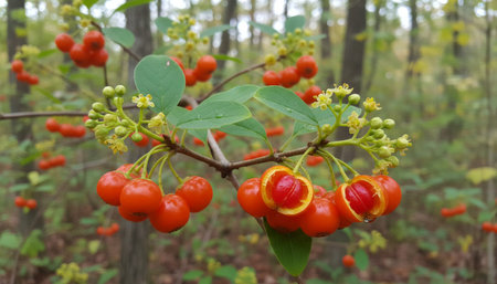 Floral Nature Photography with Natural Backgroundの写真素材