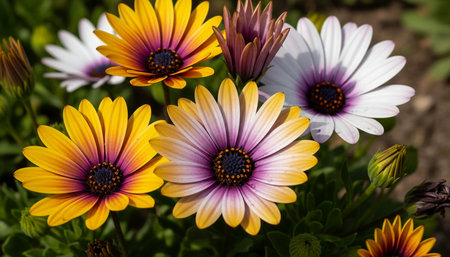 Floral Nature Photography with Natural Backgroundの写真素材