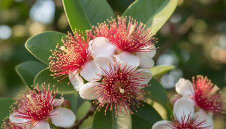Floral Nature Photography with Natural Backgroundの写真素材