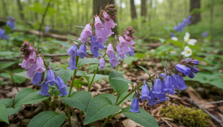 Floral Nature Photography with Natural Backgroundの写真素材