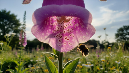 Floral Nature Photography with Natural Backgroundの写真素材