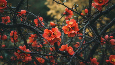 Floral Nature Photography with Natural Backgroundの写真素材