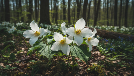 Floral Nature Photography with Natural Backgroundの写真素材