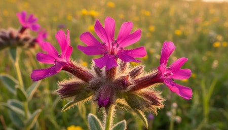 Floral Nature Photography with Natural Backgroundの写真素材