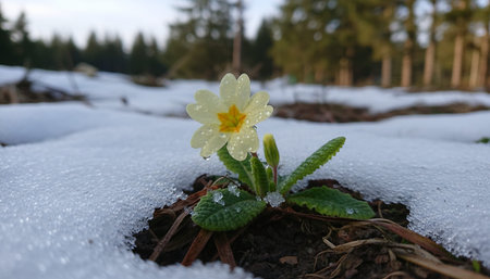 Floral Nature Photography with Natural Backgroundの写真素材