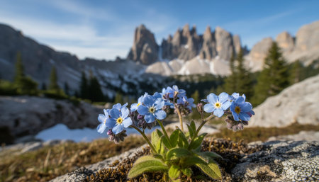 Floral Nature Photography with Natural Backgroundの写真素材