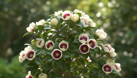 Floral Nature Photography with Natural Backgroundの写真素材