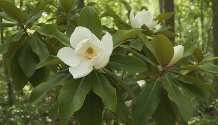Floral Nature Photography with Natural Backgroundの写真素材