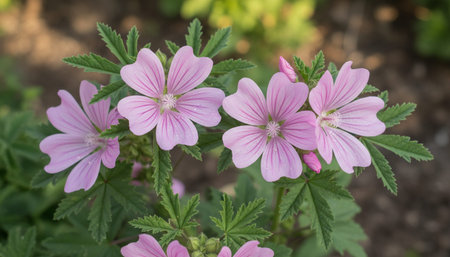 Floral Nature Photography with Natural Backgroundの写真素材