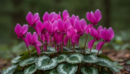 Floral Nature Photography with Natural Backgroundの写真素材