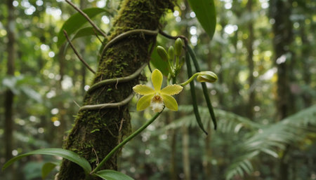Floral Nature Photography with Natural Backgroundの写真素材