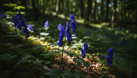 Floral Nature Photography with Natural Backgroundの写真素材