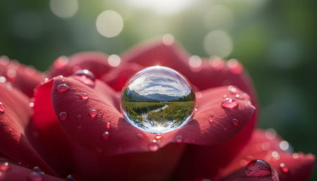 Floral Nature Photography with Natural Backgroundの写真素材