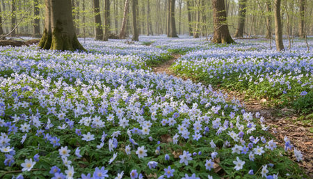 Floral Nature Photography with Natural Backgroundの写真素材