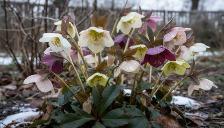 Floral Nature Photography with Natural Backgroundの写真素材