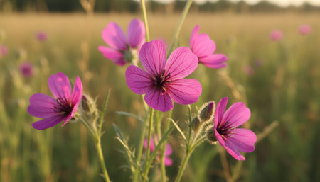 Floral Nature Photography with Natural Backgroundの写真素材