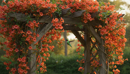 Floral Nature Photography with Natural Backgroundの写真素材