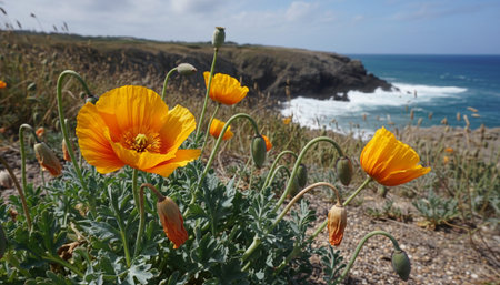 Floral Nature Photography with Natural Backgroundの写真素材