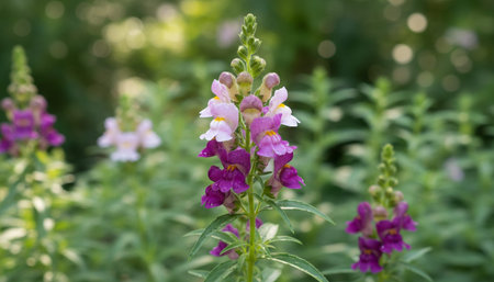 Floral Nature Photography with Natural Backgroundの写真素材
