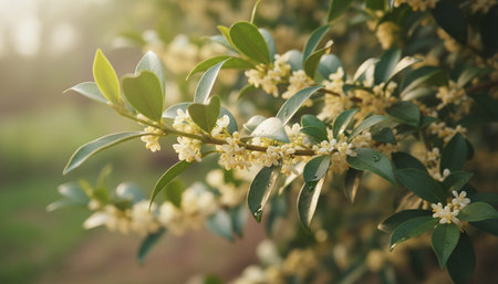 Floral Nature Photography with Natural Backgroundの写真素材