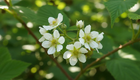 Floral Nature Photography with Natural Backgroundの写真素材