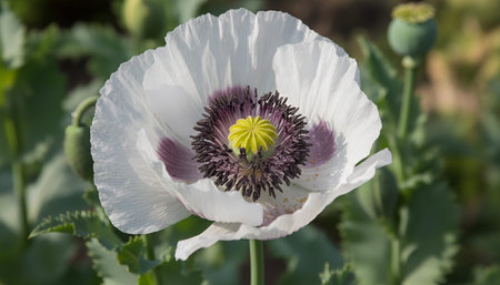 Floral Nature Photography with Natural Backgroundの写真素材