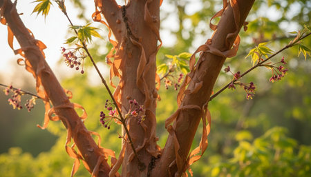 Floral Nature Photography with Natural Backgroundの写真素材