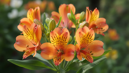 Floral Nature Photography with Natural Backgroundの写真素材