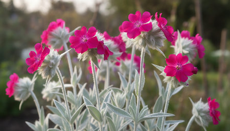 Floral Nature Photography with Natural Backgroundの写真素材