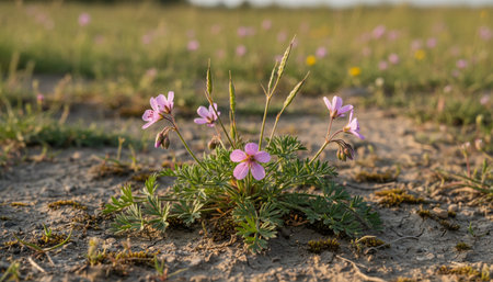 Floral Nature Photography with Natural Backgroundの写真素材