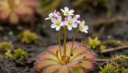 Floral Nature Photography with Natural Backgroundの写真素材