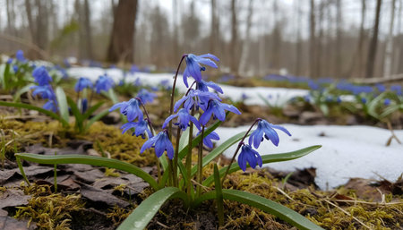 Floral Nature Photography with Natural Backgroundの写真素材