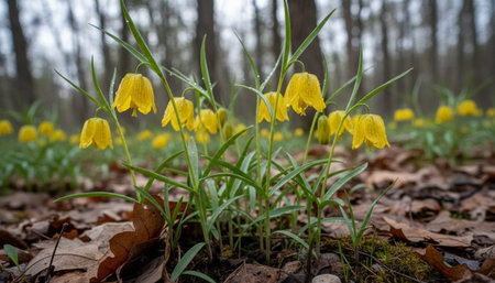 Floral Nature Photography with Natural Backgroundの写真素材